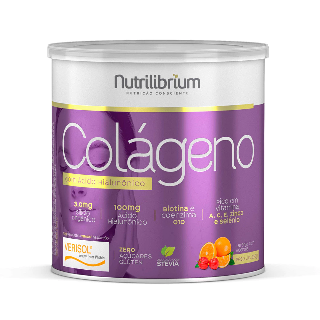 Colágeno Verisol ORIGINAL + Ácido Hialurônico + Biotina 200g | NutriZen Brasil