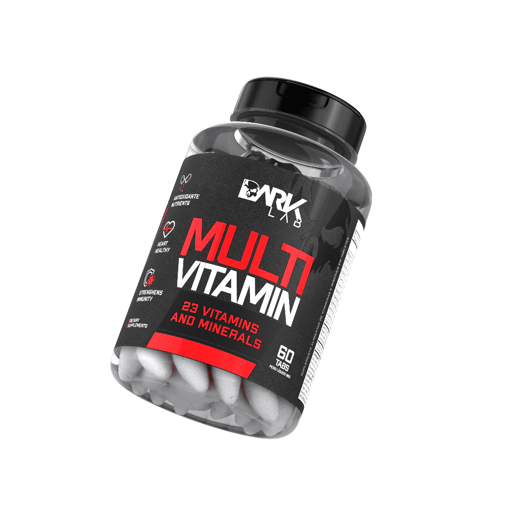 Multivitamínico Dark Lab — 23 Vitaminas & Minerais | 60 Cápsulas | Performance