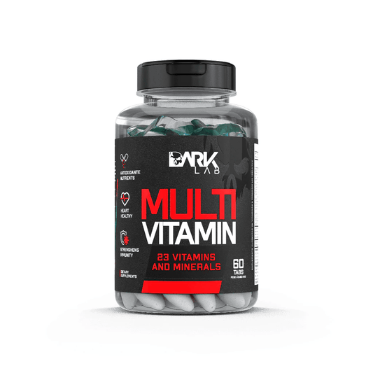Multivitamínico Dark Lab — 23 Vitaminas & Minerais | 60 Cápsulas | Performance