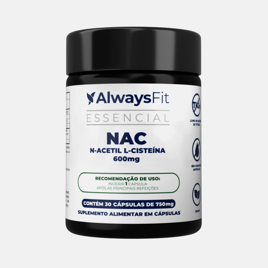 NAC N-Acetil L-Cisteína 600mg - Original 60 Caps 120 caps 180 caps