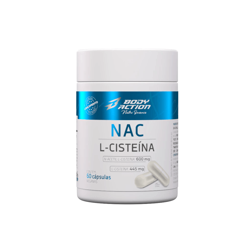 NAC Acetilcisteína NutriZen — 600mg | 60 Cápsulas | Detox, Imunidade & Antioxidante