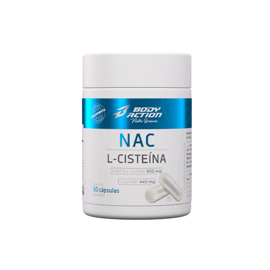 NAC Acetilcisteína NutriZen — 600mg | 60 Cápsulas | Detox, Imunidade & Antioxidante