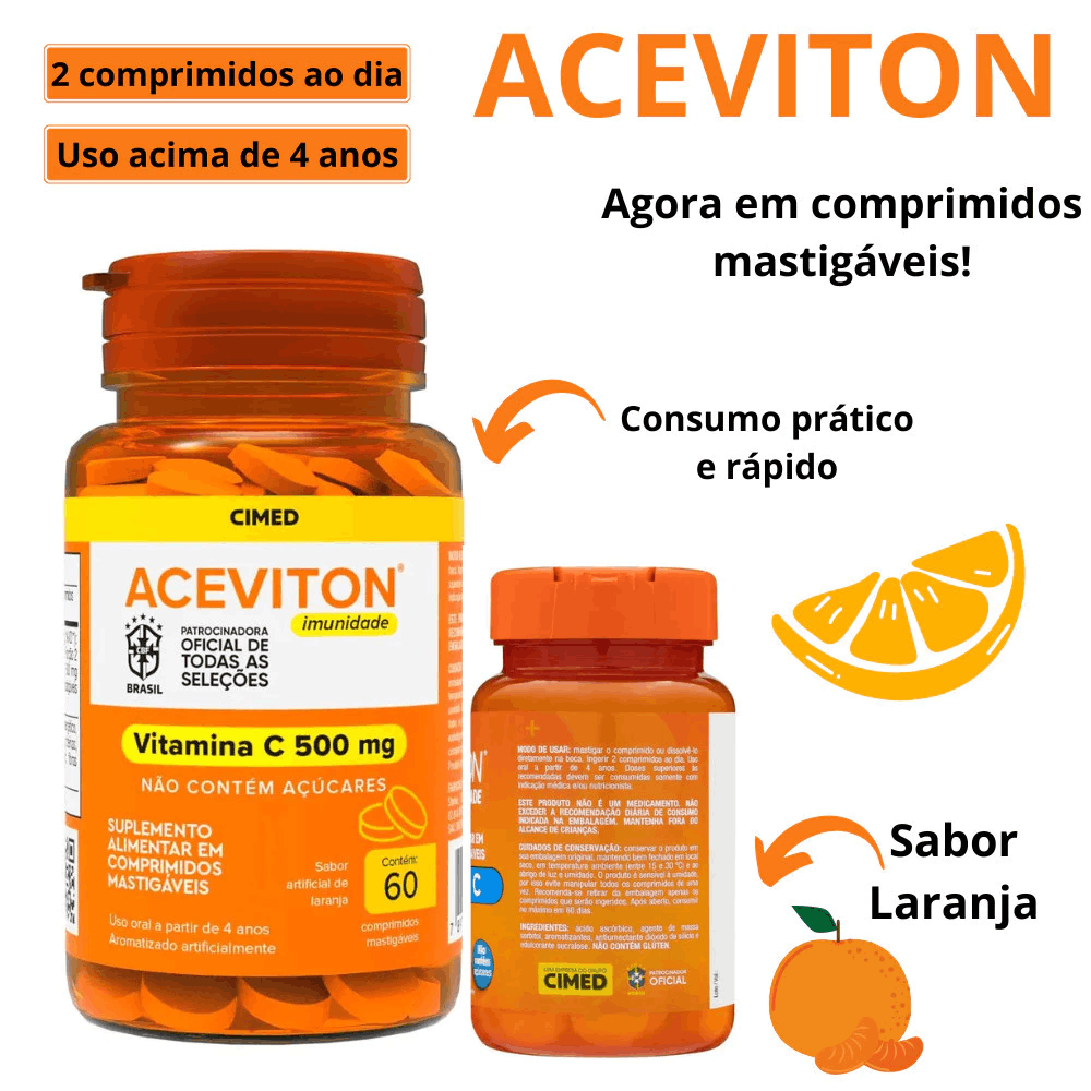 Vitamina C 500mg NutriZen — 60 Comprimidos | Imunidade, Energia & Antioxidante