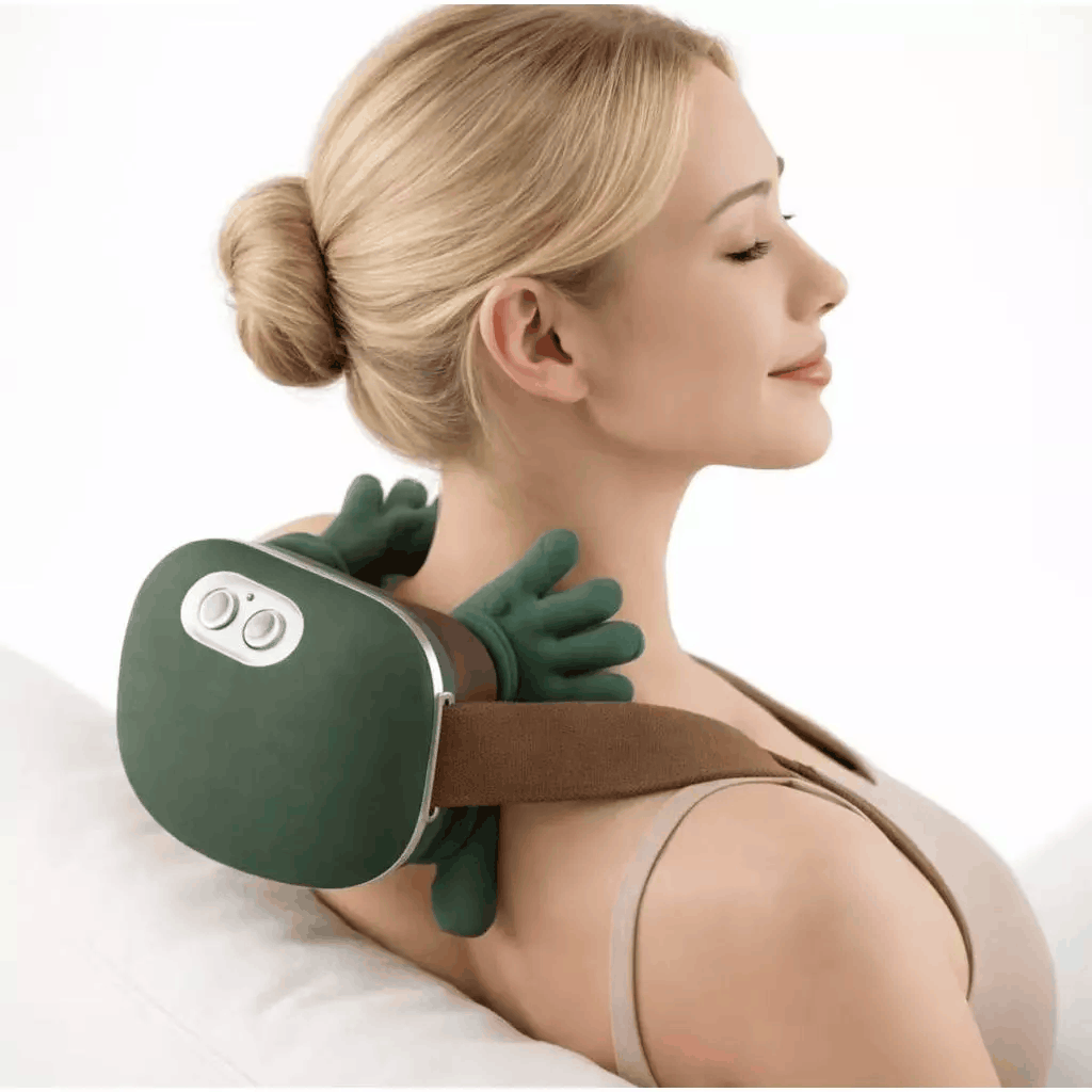 Massageador Cervical 4D com Aquecimento | Relaxamento para Pescoço e Ombros